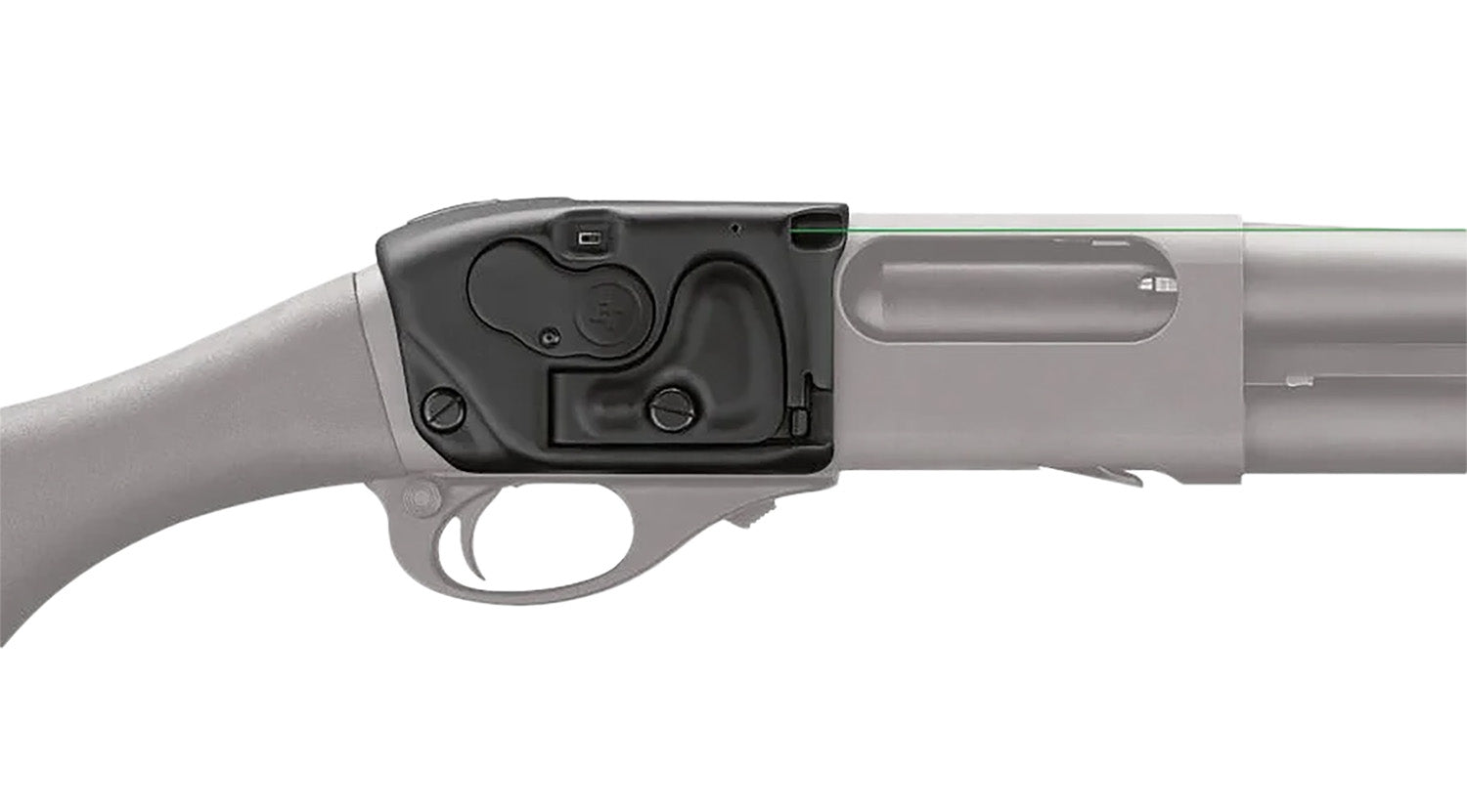 Crimson Trace LaserSaddle Remington 870/Tac-14 12 Gauge Shotgun - Green Laser Receiver Mount
