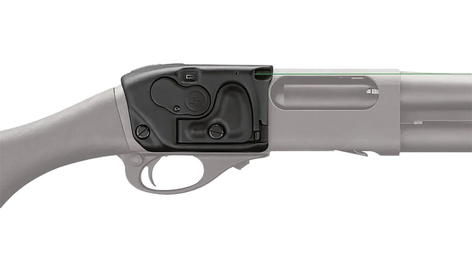 Crimson Trace LaserSaddle Remington 870/Tac-14 12 Gauge Shotgun - Green Laser Receiver Mount