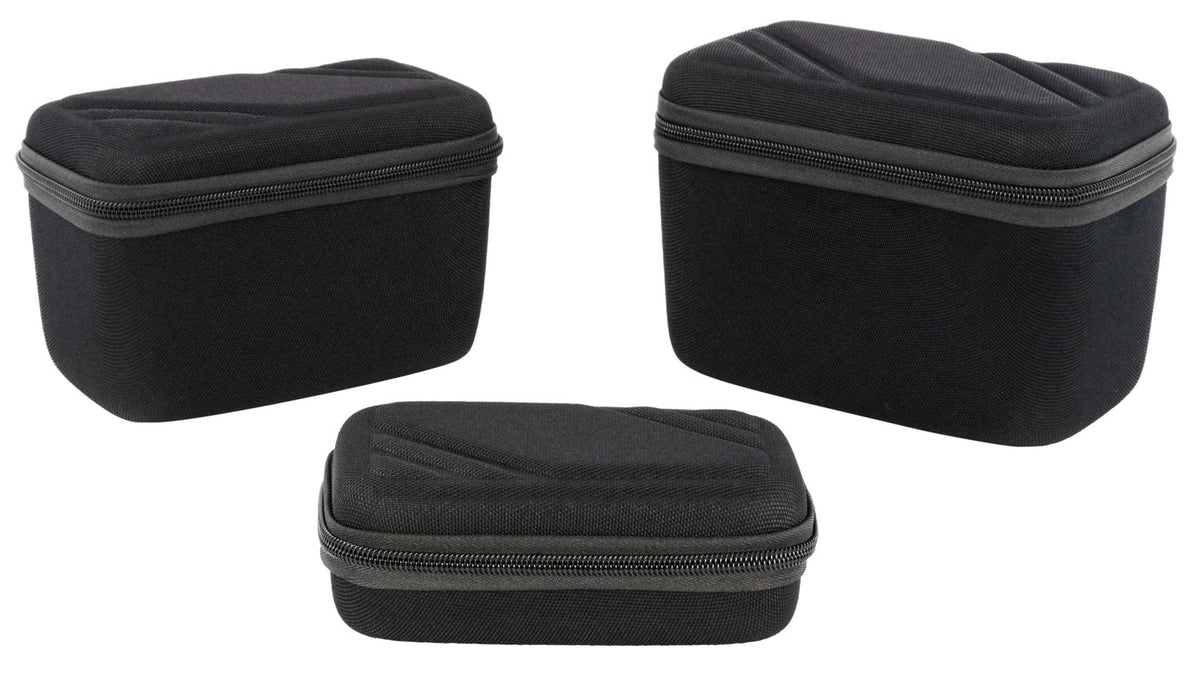 US PeaceKeeper P25020 Semi-Rigid Ammo Case EVA Denier Nylon Black 3-Pack