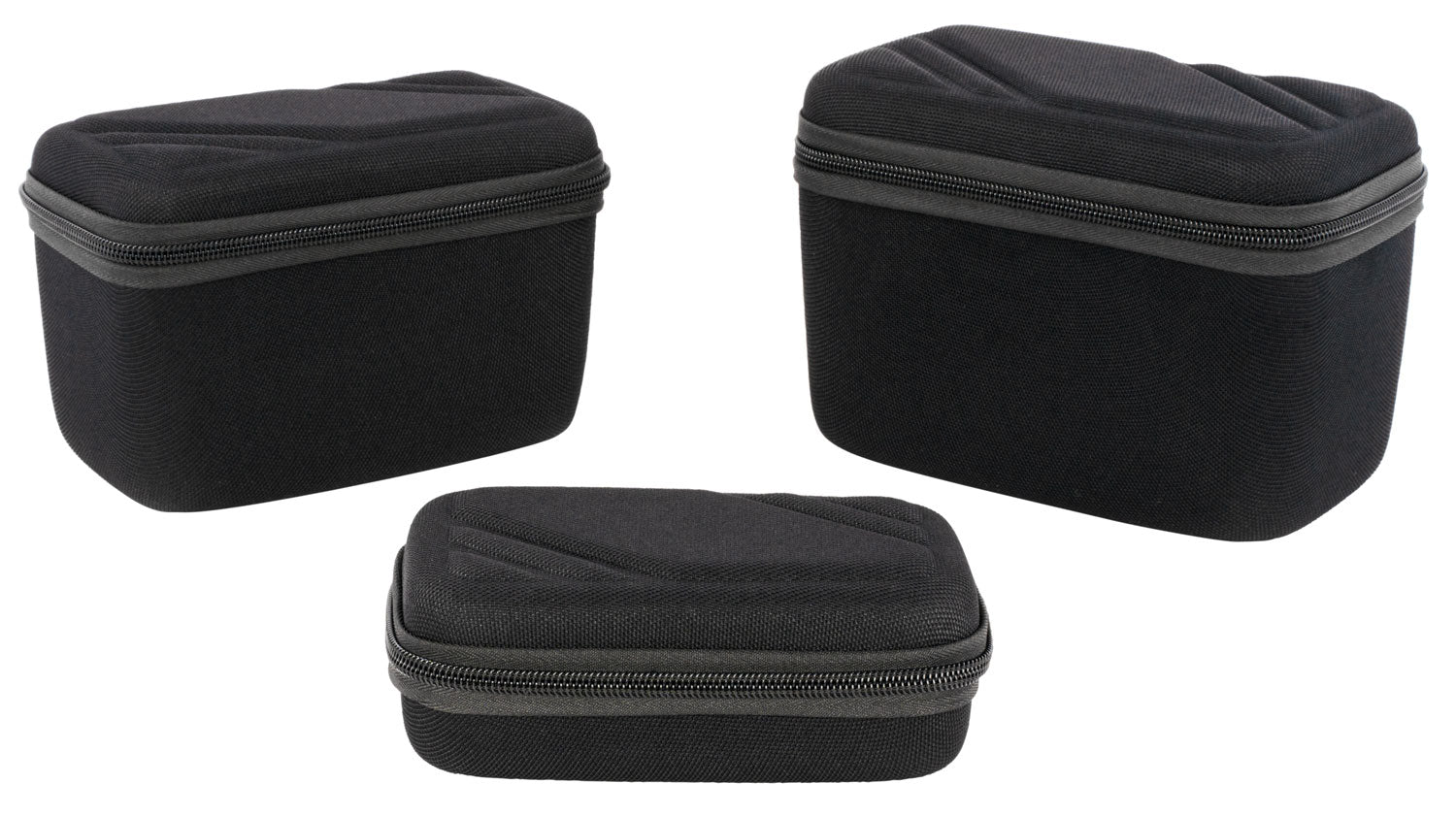 US PeaceKeeper P25020 Semi-Rigid Ammo Case EVA Denier Nylon Black 3-Pack