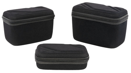 US PeaceKeeper P25020 Semi-Rigid Ammo Case EVA Denier Nylon Black 3-Pack