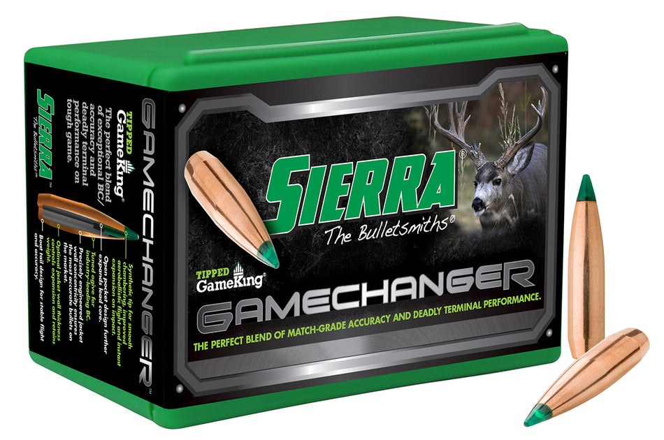 Sierra Tipped GameKing 7mm 150gr Polymer Tip Hunting Bullets 100/Box