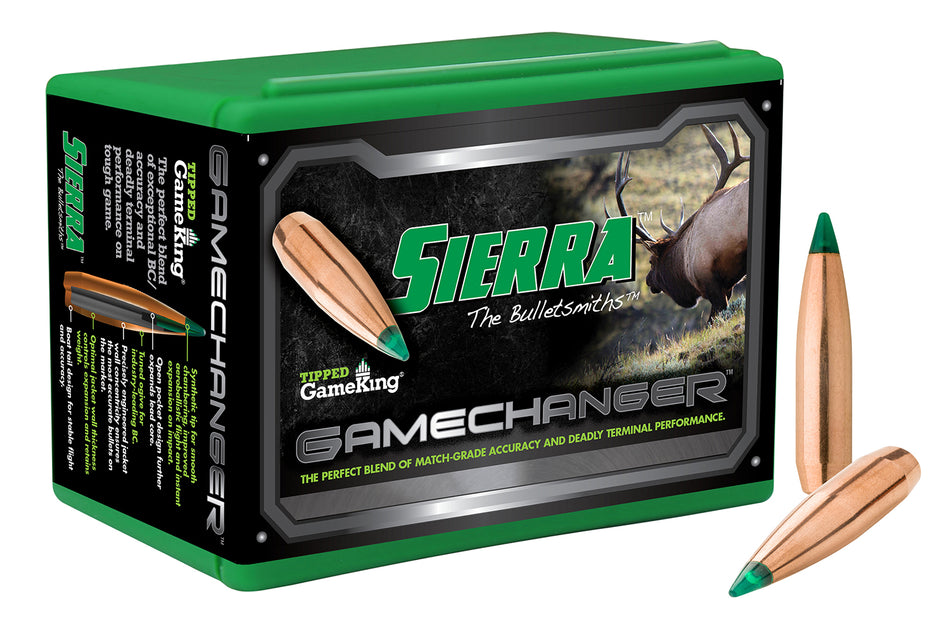 Sierra TGK 308Win 180 Grain Tipped Bullet Components 100/Box