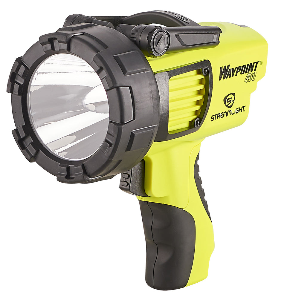 Streamlight WayPoint 400 Rechargeable Spotlight, Yellow Polycarbonate, 1400 Max Lumens