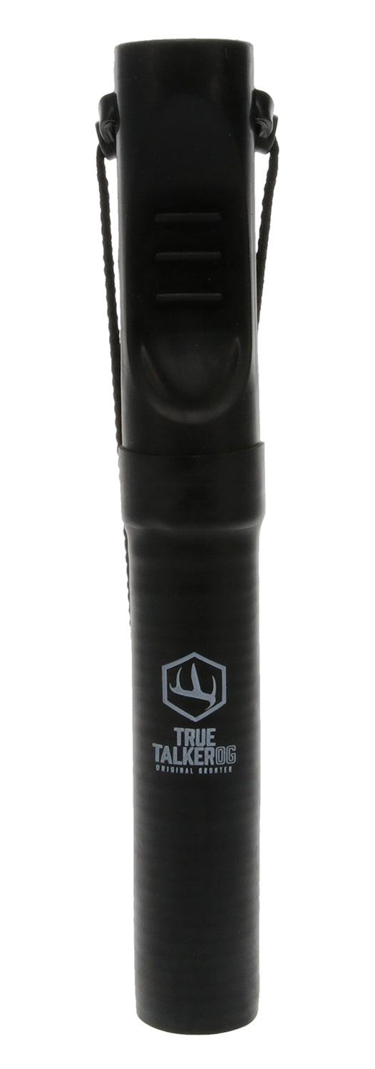 Hunters Specialties True Talker OG Deer Call Aggressive Growl Buck Grunt Doe Fawn Bleat Rubber Sleeve Black