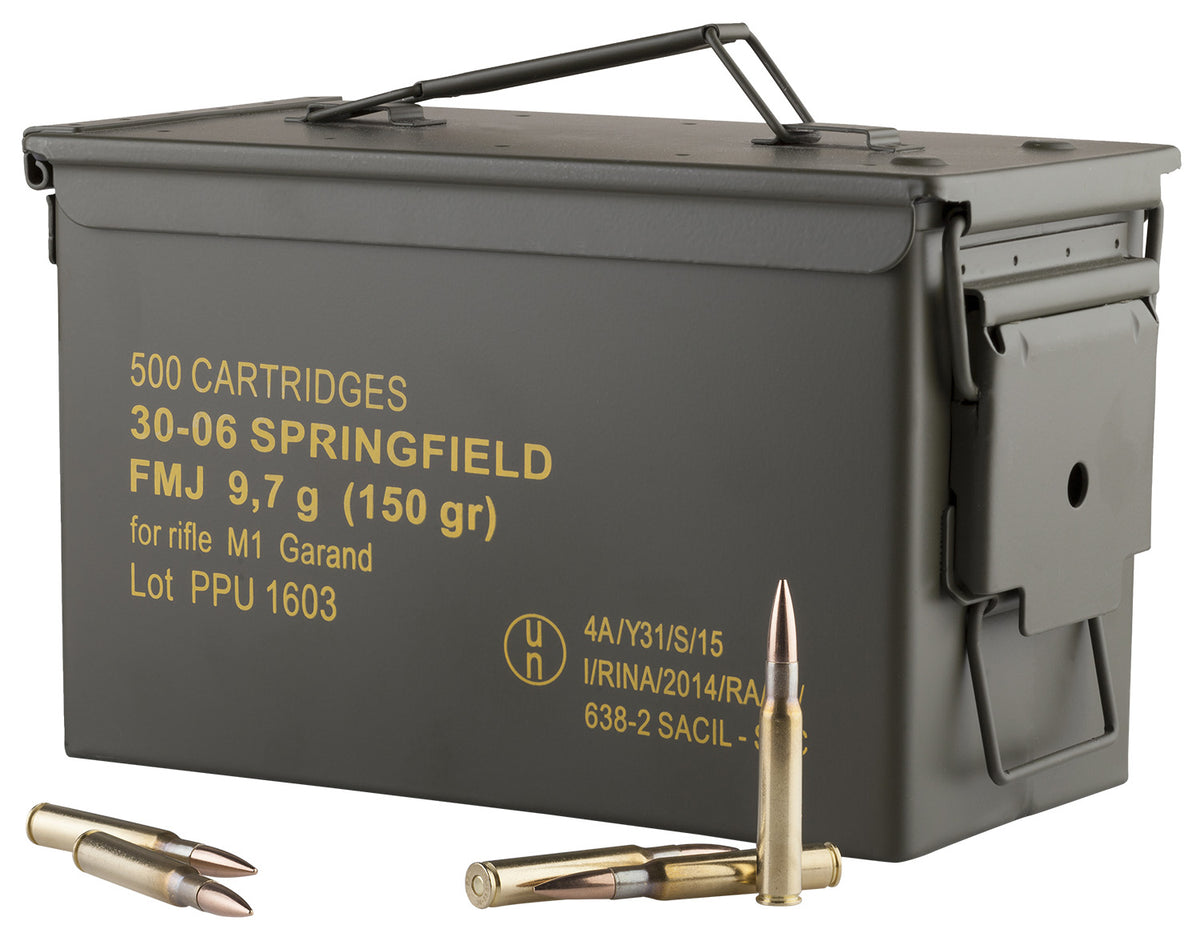 Prvi Partizan .30-06 Springfield PP3006GMC 8605003813743 Full Metal Jacket FMJ 150 Grain