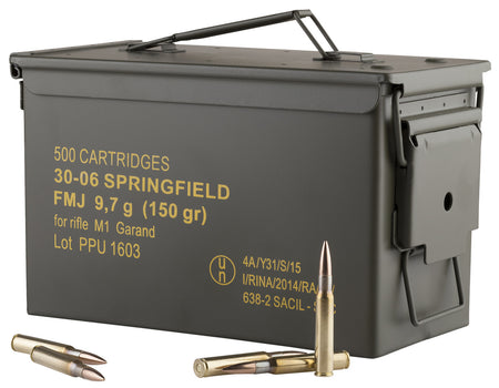 Prvi Partizan .30-06 Springfield PP3006GMC 8605003813743 Full Metal Jacket FMJ 150 Grain