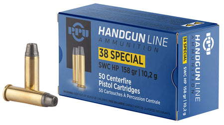 Prvi Partizan .38 Special PPH38SH Semi Wadcutter Hollow Point 158 Grain