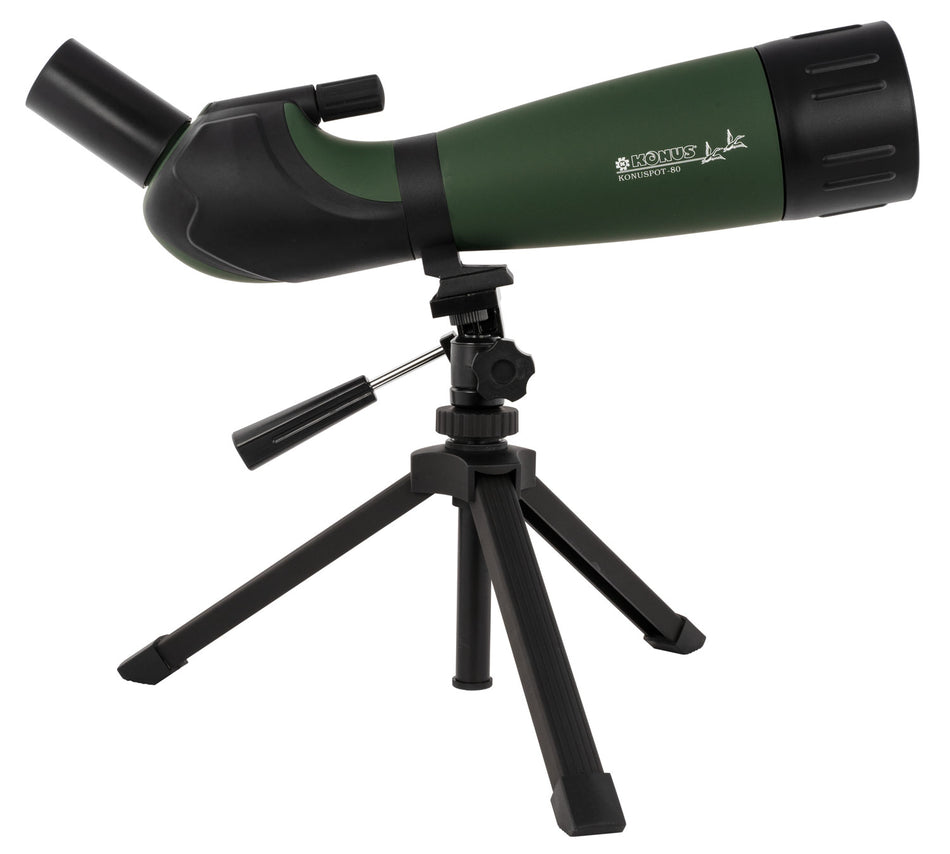 Konus Konuspot 80 Angled 20-60x80mm Green Aluminum Spotting Scope Model 7126