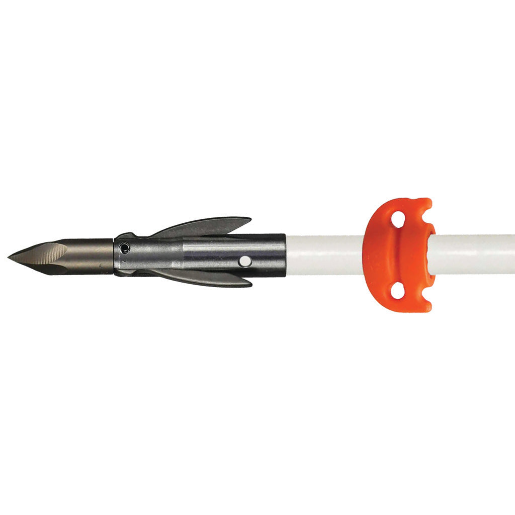 AMS AnKor FX White Bowfishing Arrow with Safety Slide