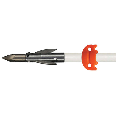 AMS AnKor FX White Bowfishing Arrow with Safety Slide