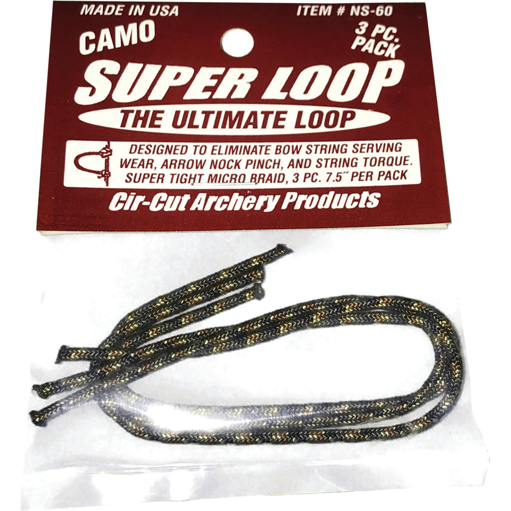 Cir-Cut Camo Release Loop Rope 7.5 in. 3 pk.