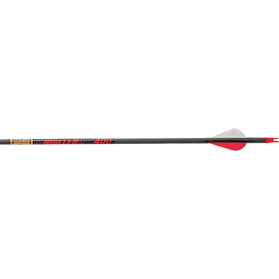 Gold Tip Hunter Arrows 400 Spine Raptor Vane 12 Pack