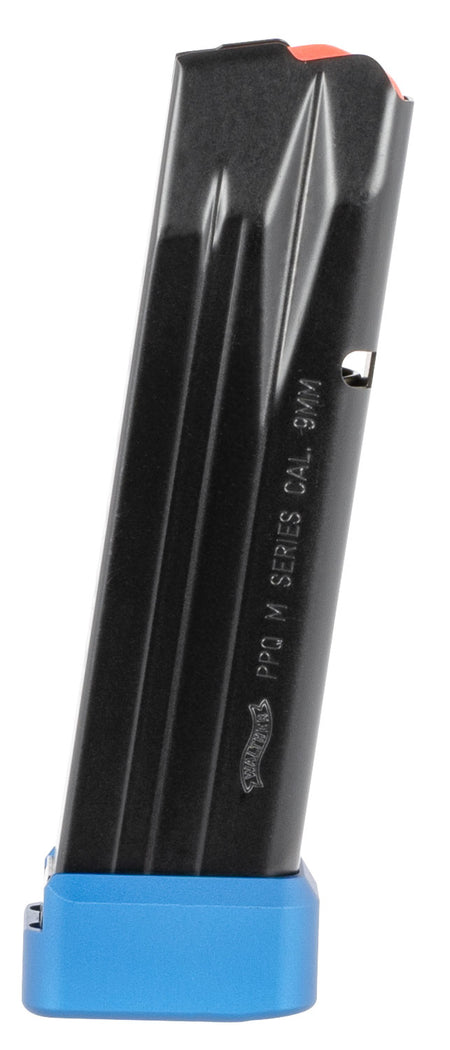 Walther Arms 2836335 9mm Luger 15+2 Round PPQ M2 Steel Magazine w/ Aluminum Extension