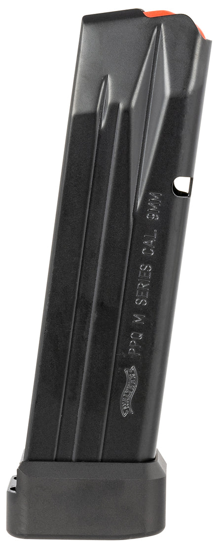 Walther Arms 2830400 9mm Luger 15+2 Round PPQ M2 Black Steel Magazine