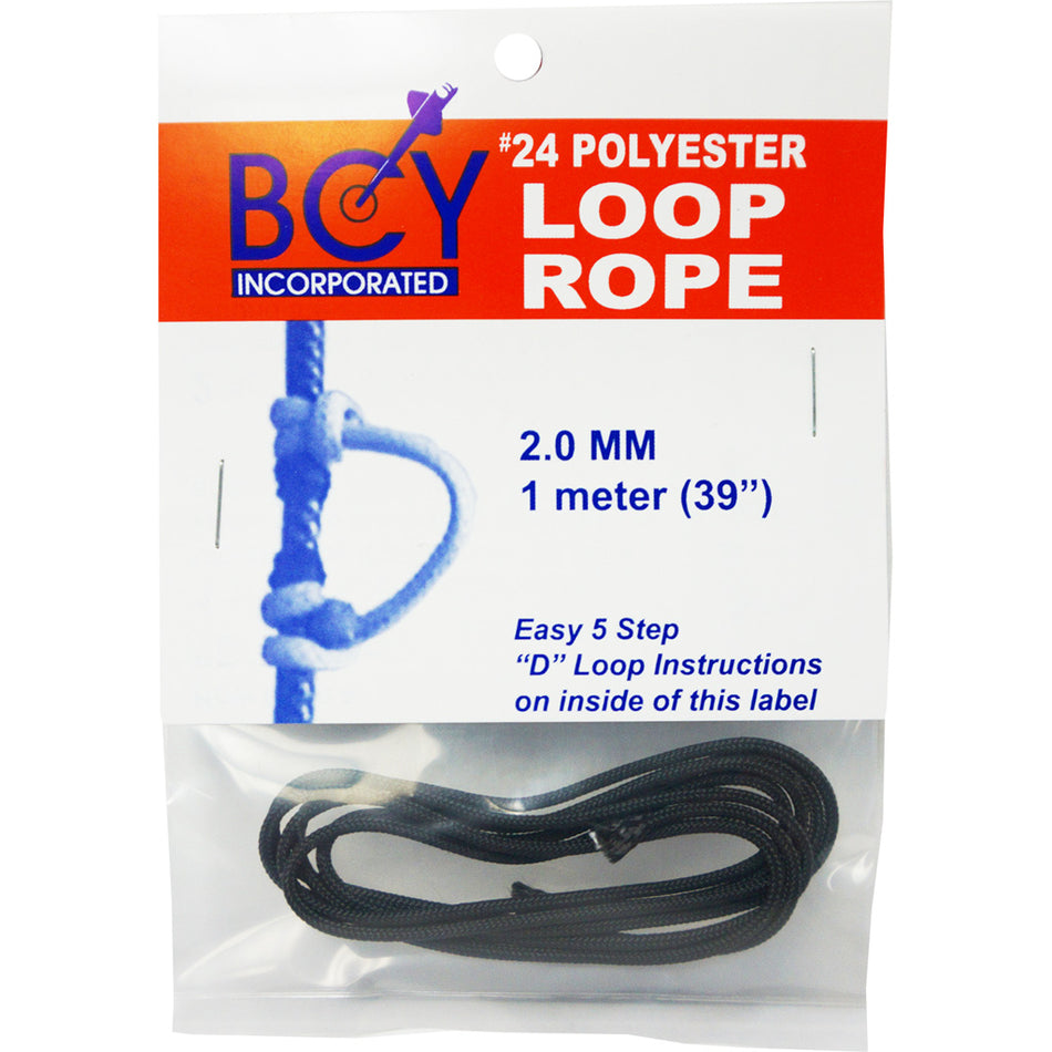 BCY 24 D-Loop Material 1m - Black