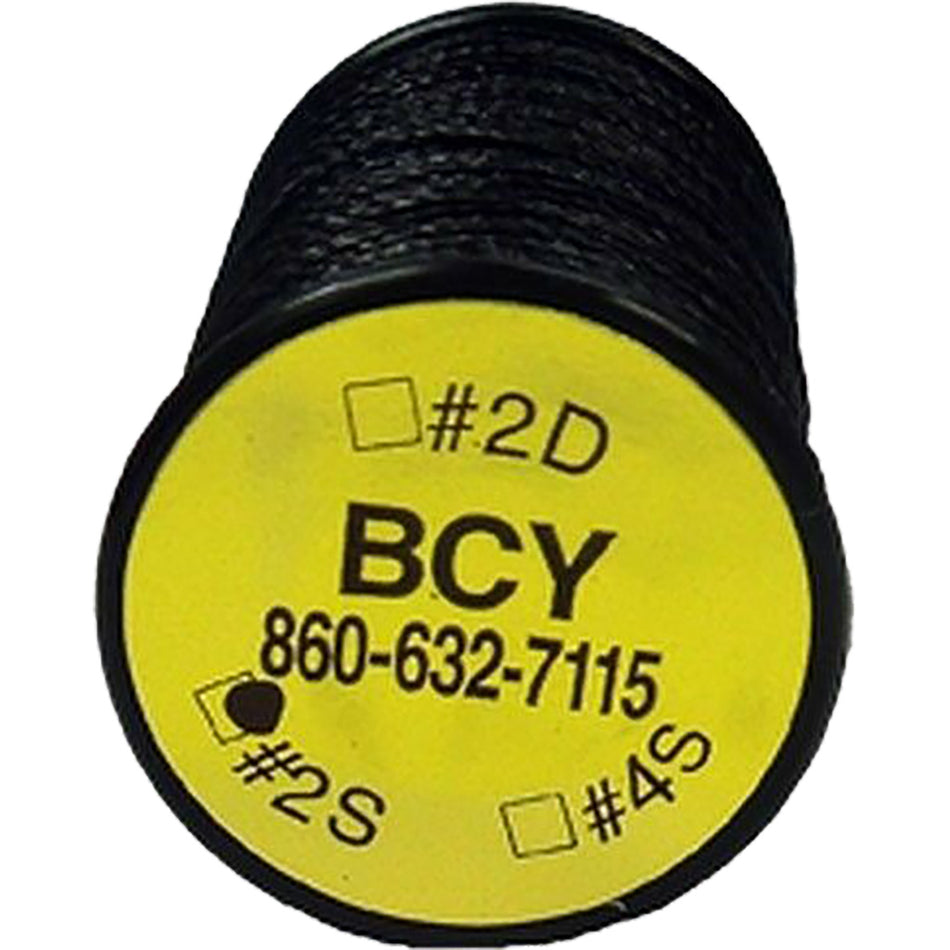 BCY 2S 2-Ply Spectra Bowstring Serving Black .018 120 Yards