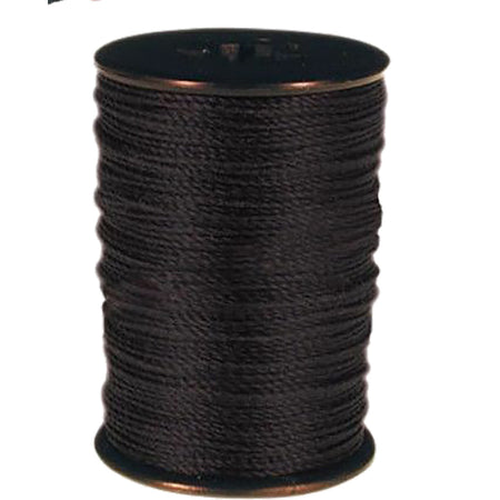 BCY Nylon Nock Point & Peep Tying Thread Black 75 Yards