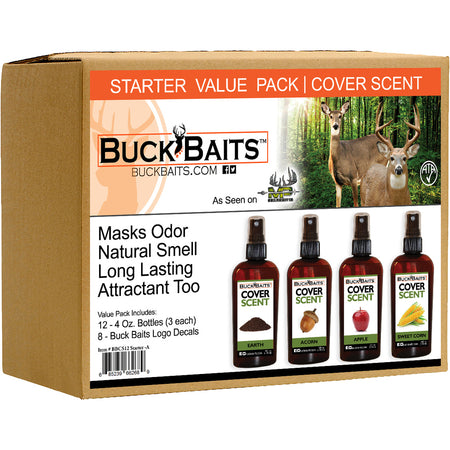 Buck Baits Masking and Food Cover Scent Starter Kit 3 oz.
