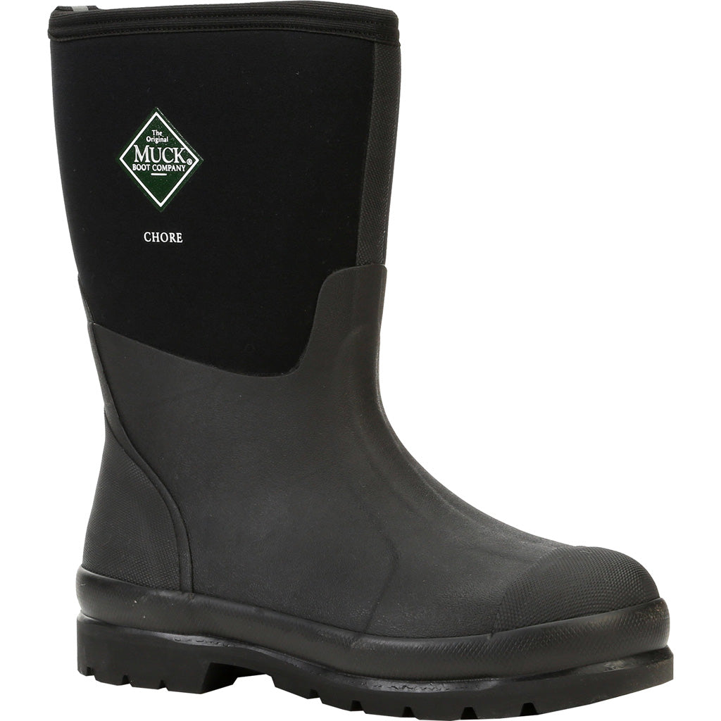 Muck Classic Mid Boot Black Waterproof Neoprene Size 12