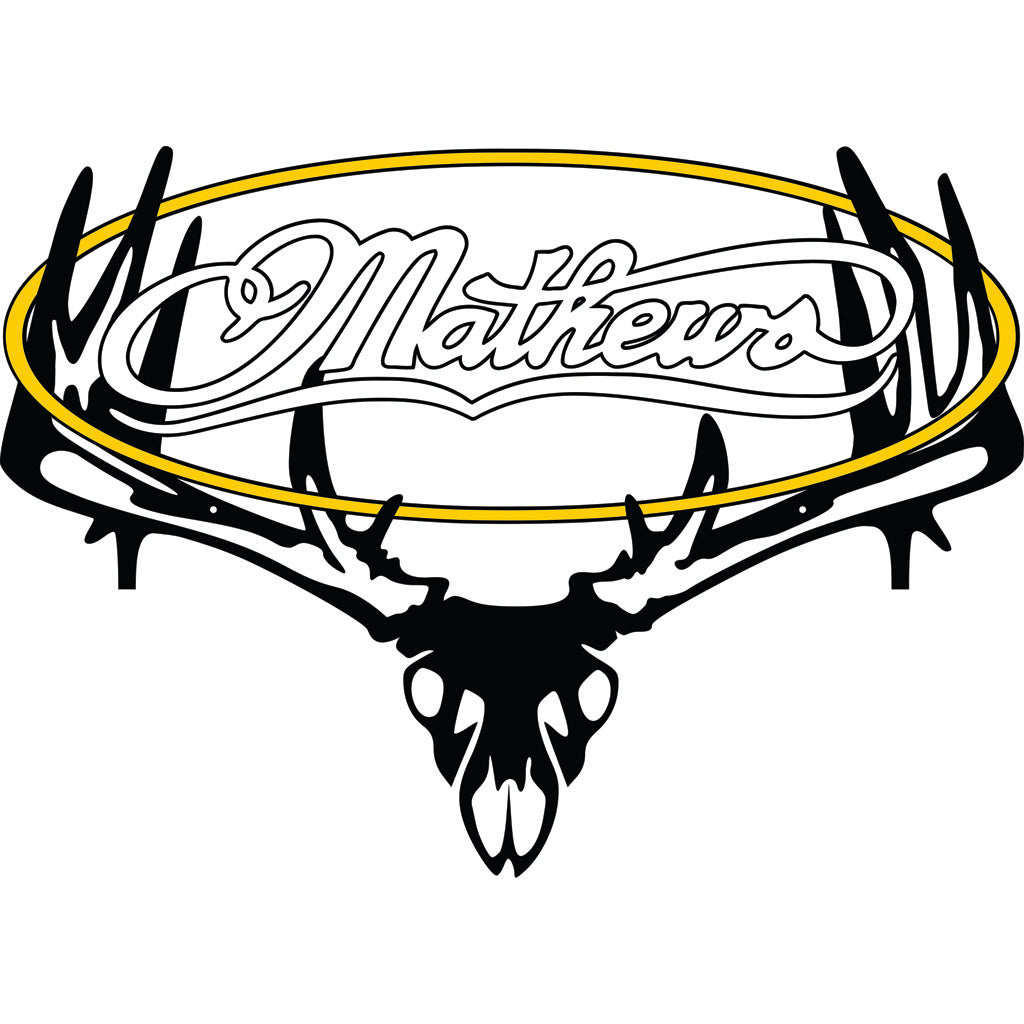 Raxx Mathews Archery Bow Wall Hanger Rack with Dual Rubber Coated Hooks