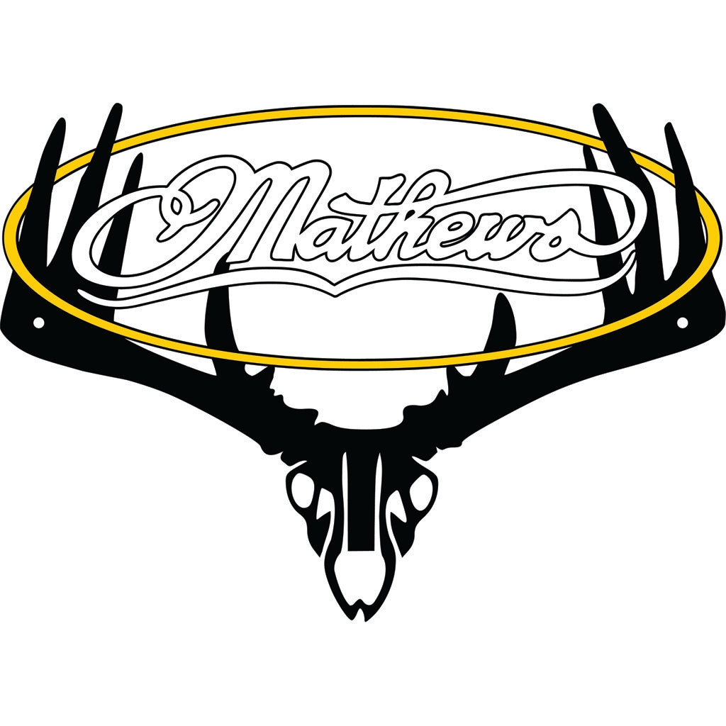 Raxx Mathews Archery Mini Bow Wall Hanger with Single Center Hook