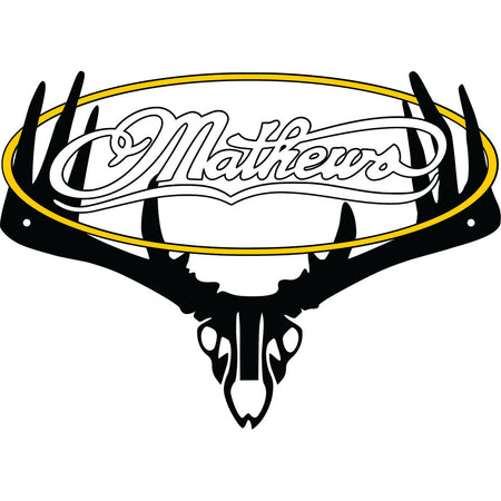 Raxx Mathews Archery Mini Bow Wall Hanger with Single Center Hook