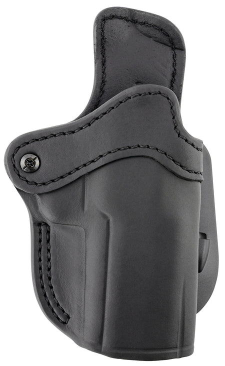 1791 Gunleather BH2.4 Optic Ready Outside Waistband Stealth Black Leather Paddle Holster, Fits Walther PPQ & Sig P320