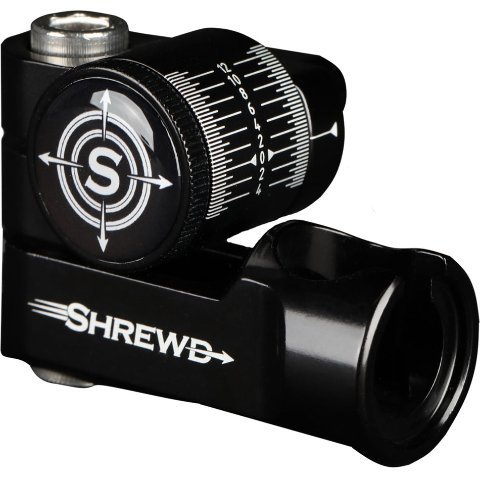 Shrewd Gloss Black Atlas Single V-Bar Bow Stabilizer Mount