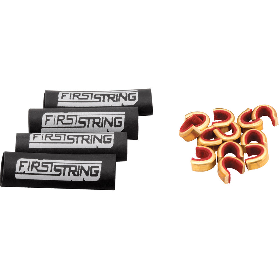 First String Black Speed Kit with Nock Sets and Shrink Tube 4 Pack