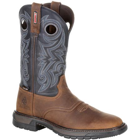 Rocky Original Ride FLX Hunting Boot Buckskin Blue Men's Size 13