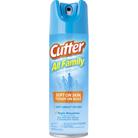 Cutter All Family 7% DEET Insect Repellent Aerosol Spray 6 oz.