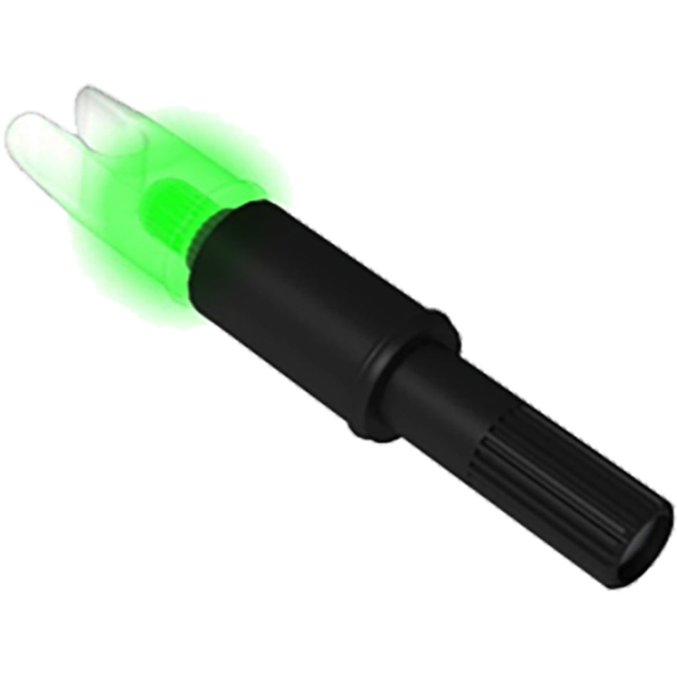 NAP Thunderglo LED Lighted Nocks Green Universal Fit 3 Pack