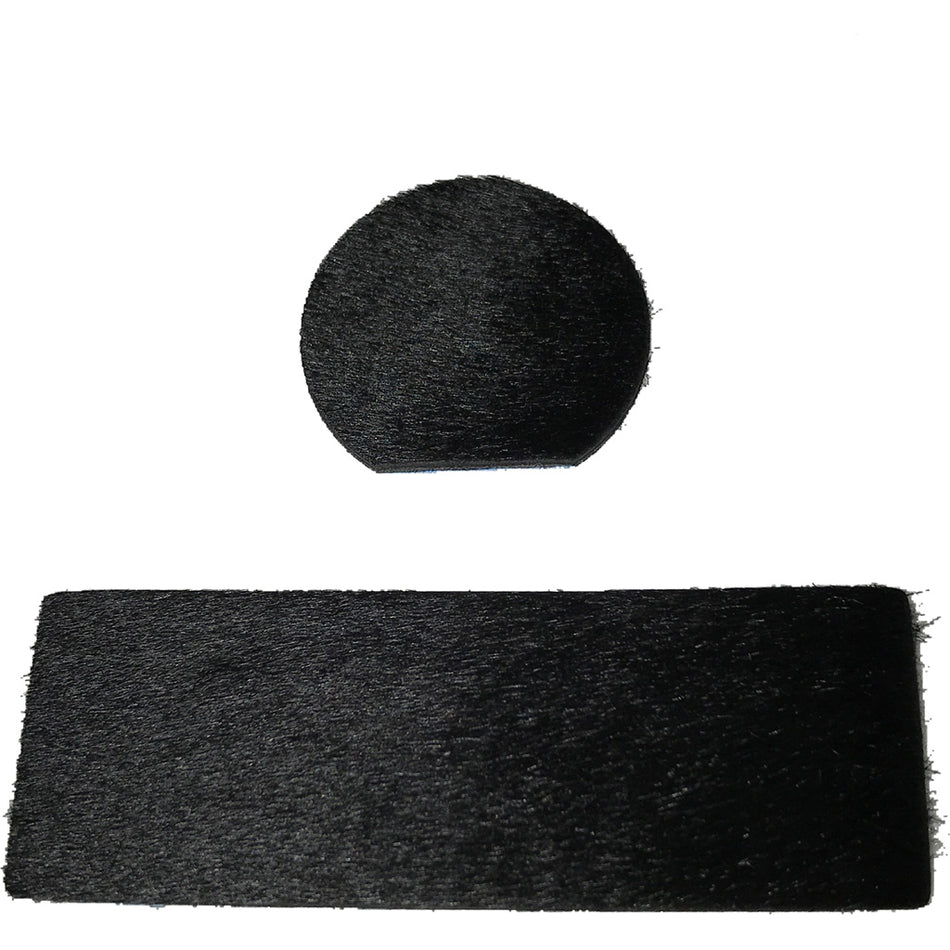 Cir-Cut Black Calf Hair Arrow Rest Kit 2 pc. for Right Hand Bows