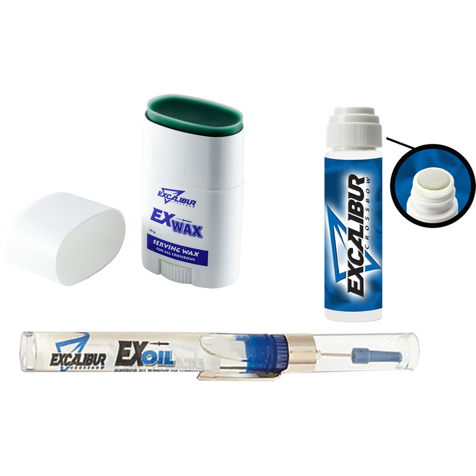 Excalibur Utility Maintenance Pack X-Slick Rail Lube, Ex-Wax and Ex-Oil