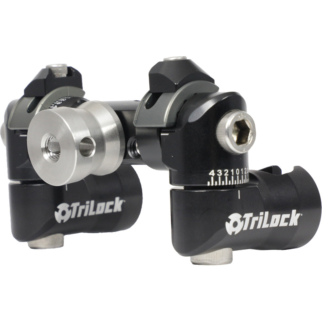 Axcel TriLock V-Bar Adjustable Mount Black - Archery Stabilizer