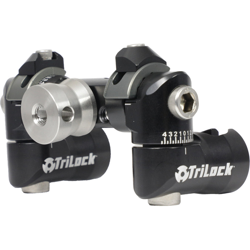 Axcel TriLock V-Bar Adjustable Mount Black - Archery Stabilizer