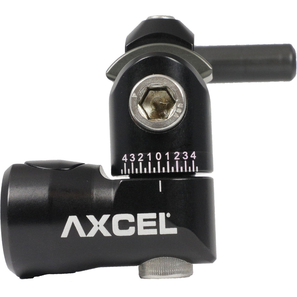 Axcel TriLock Offset Adjustable Mount Black - Archery Stabilizer