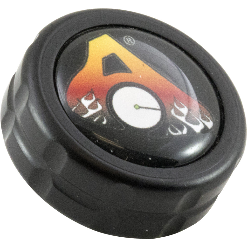 Axcel 0.3 oz. Aluminum Black Stabilizer End Cap 1 in.