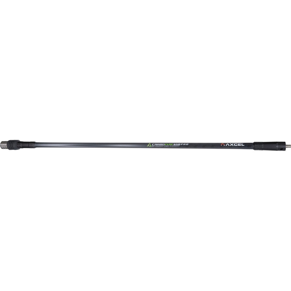 Axcel CarboFlax 650 Black Archery Stabilizer 24 in.