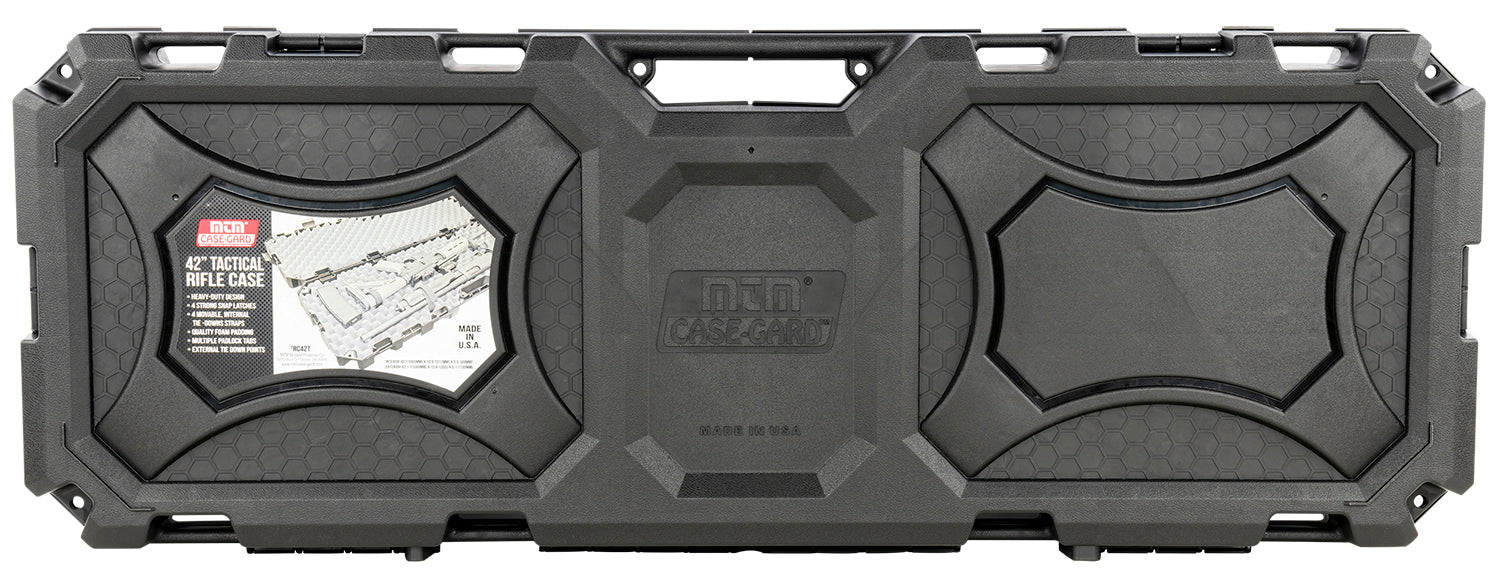 MTM Case-Gard RC42T 42" Tactical Black Hard Rifle Case for 2 Rifles