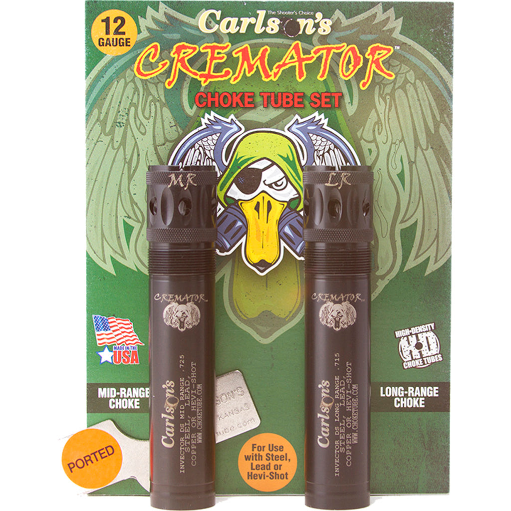 Carlsons Cremator Ported Choke 12 Gauge Browning Invector DS MR/LR 2-Pack