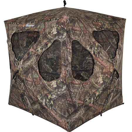 Ameristep Silent Brickhouse Ground Blind Mossy Oak Camouflage
