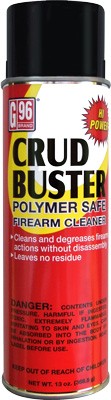 G96 Crud Buster Polymer Safe Aerosol Firearm Cleaner 13oz Case Pack 12