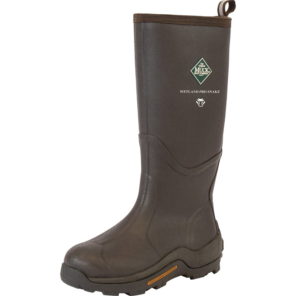 Muck Wetland Pro Waterproof Snake Boot Brown 12