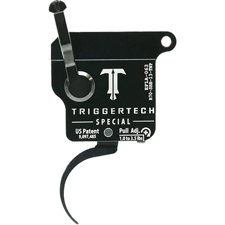 TriggerTech Remington 700 Special Single Stage Trigger Black Pro Curved Right Hand