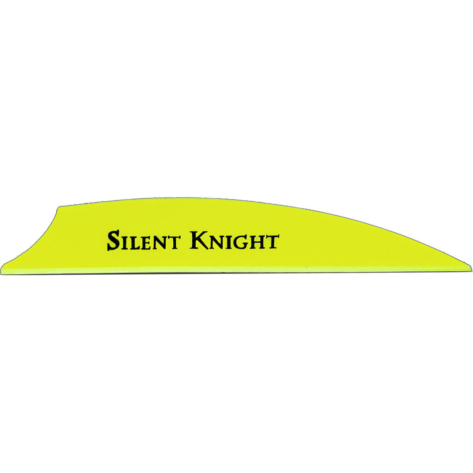 Flex Fletch Silent Knight Vanes Fluorescent Yellow 3 in. 36 pk.