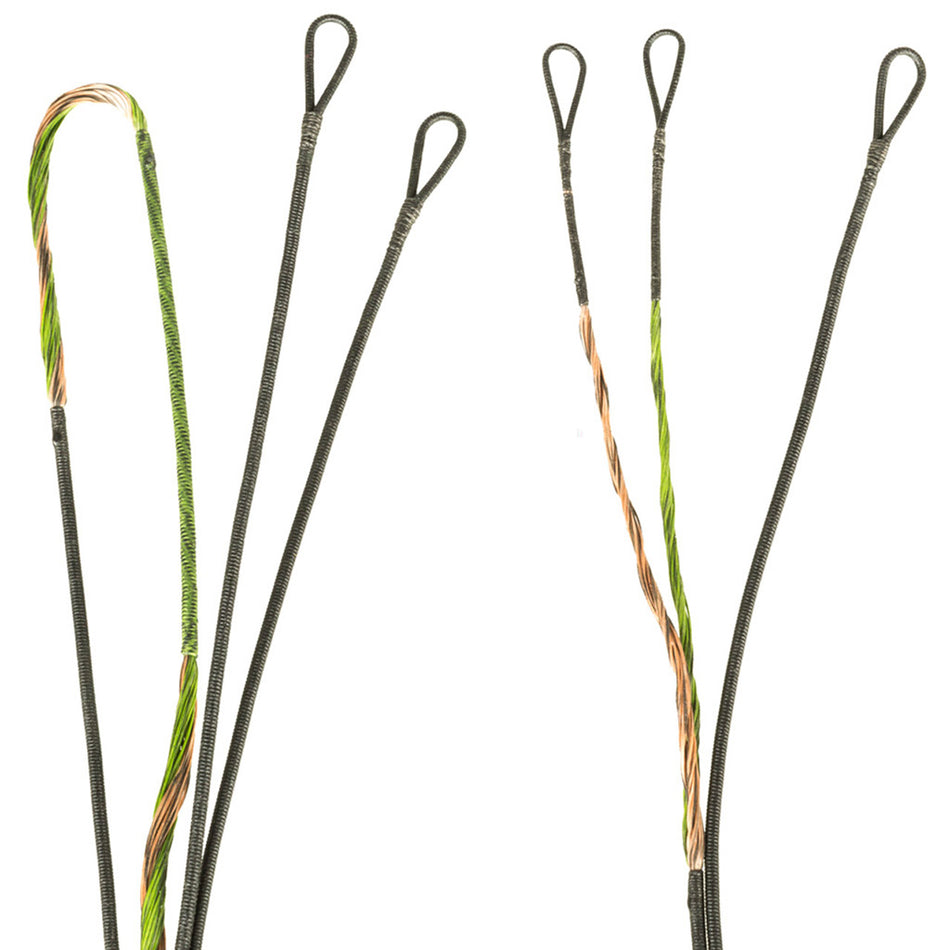 Hoyt Faktor 34 #2 Cam FirstString Premium String Kit Green and Brown