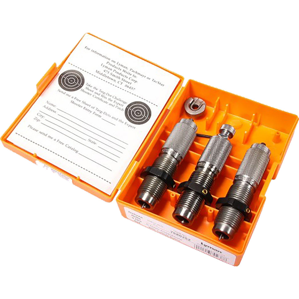 Lyman 6.5 Creedmoor Carbide Deluxe Rifle Reloading Die Set 3-Piece