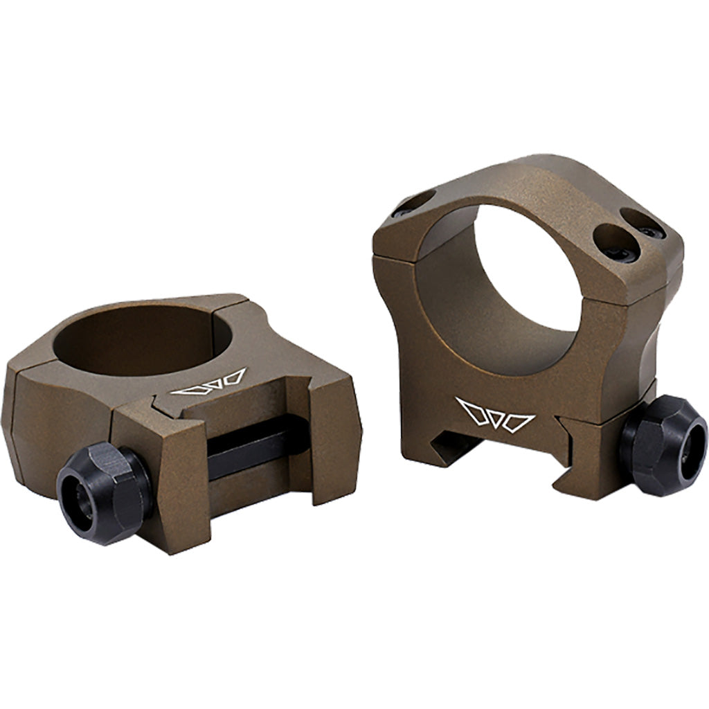 Warne Mountain Tech Burnt Bronze 1 in. Medium Scope Ring Set